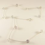 Whisper - sterling silver and fluorite lariat necklace