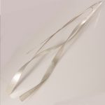 Recycled argentium sterling silver earrings.