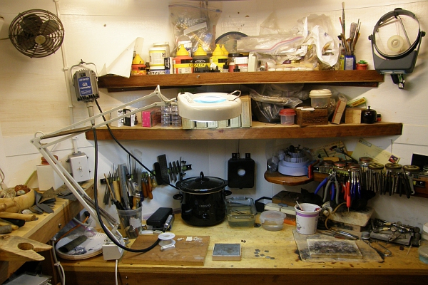 Mahi's studio.