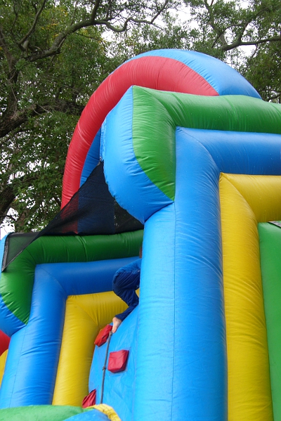 Huge bounce house