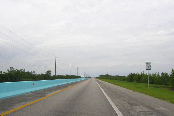 Overseas Highway on a cloudy day.