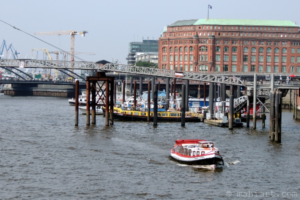 Water view in HafenCity, Hamburg