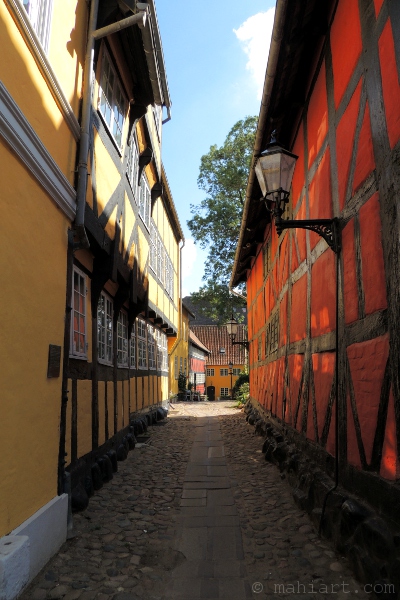 Alley in Kolding, Denmark.