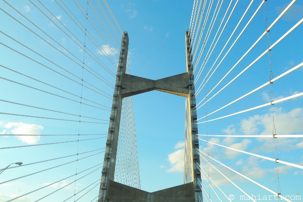 Dames Point Bridge in Jacksonville, Florida