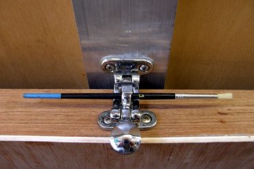 Today’s inlet: Latched and locked.