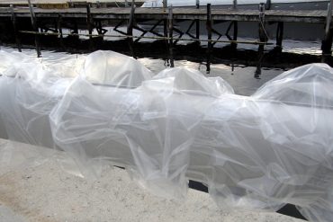 Today’s inlet: The new mast.