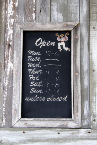 Today’s inlet: Unless closed.