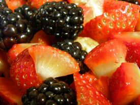 Today’s inlet: Strawberry-blackberry jam.