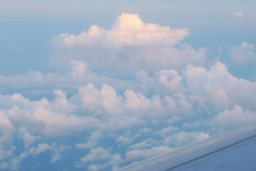 Today’s inlet: Clouds from above.