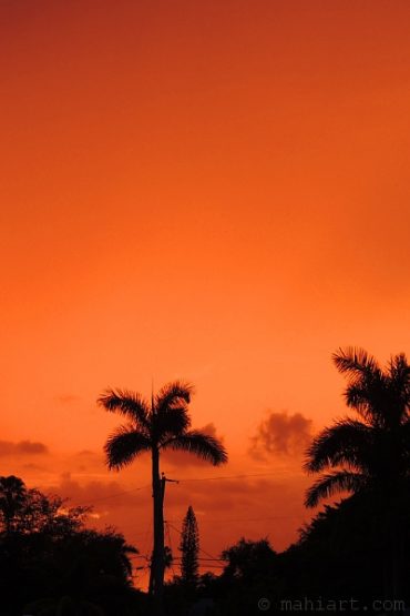 Today’s inlet: The painted sky 3.