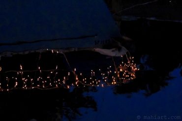 Today’s inlet: Christmas boat.