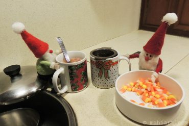 Candy corn tea.