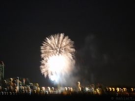 Fireworks over Miami.