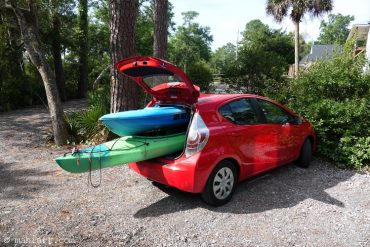 Kayak carrier.