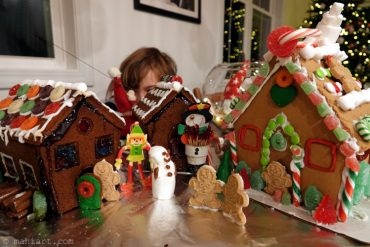 Gingerbread village.